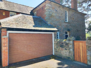 Wood Effect Sectional Garage Doors